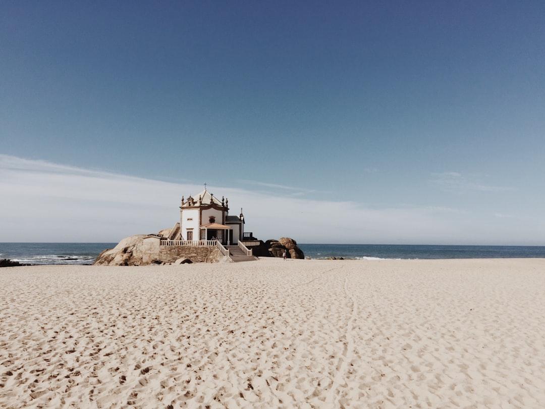 House on sand beach