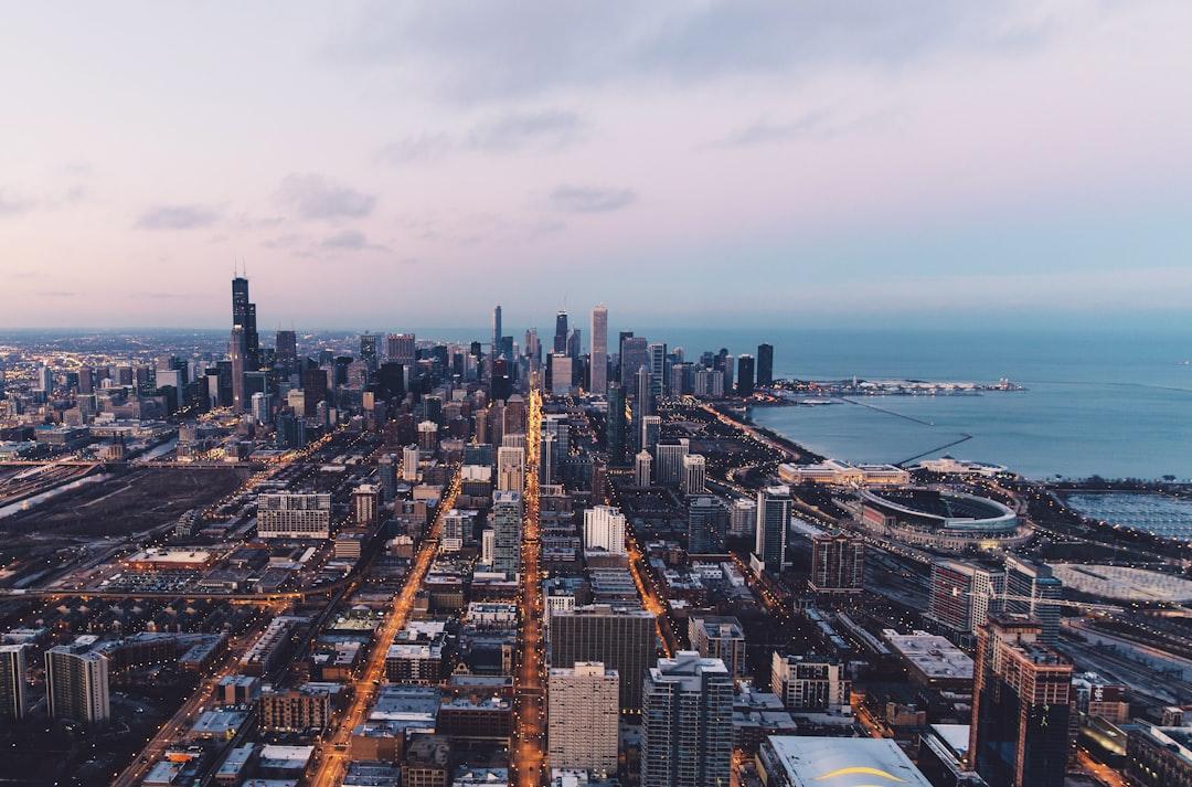Evening over Chicago