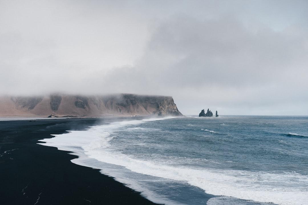 Black sand beach, Iceland