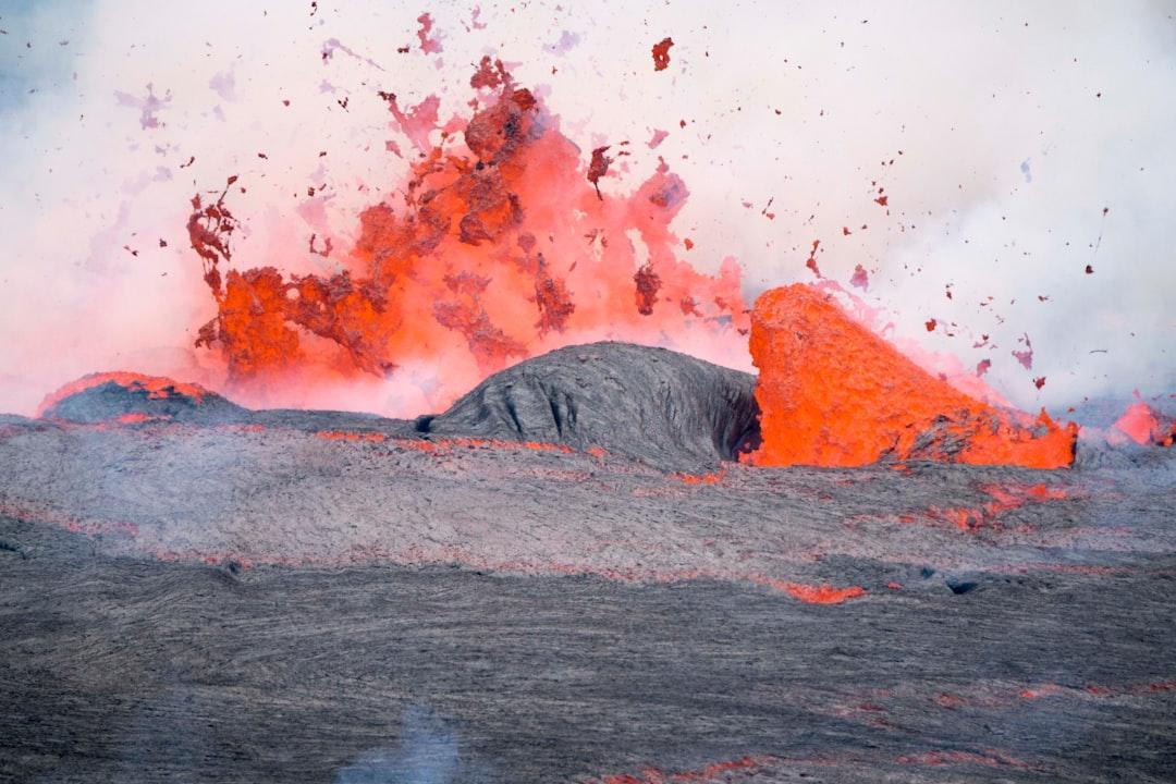 Lava fountaining within the Nyiragongo crater, DRC