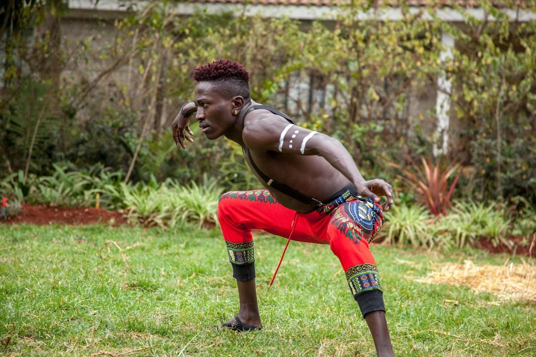 A Kenyan brother sharing his story through Dance. The moment captured showcases the zeal within!