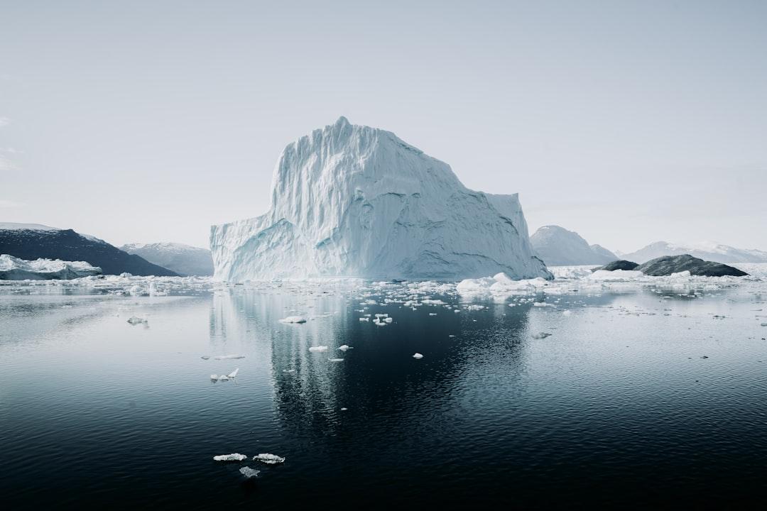 Arctic Iceberg, reflected