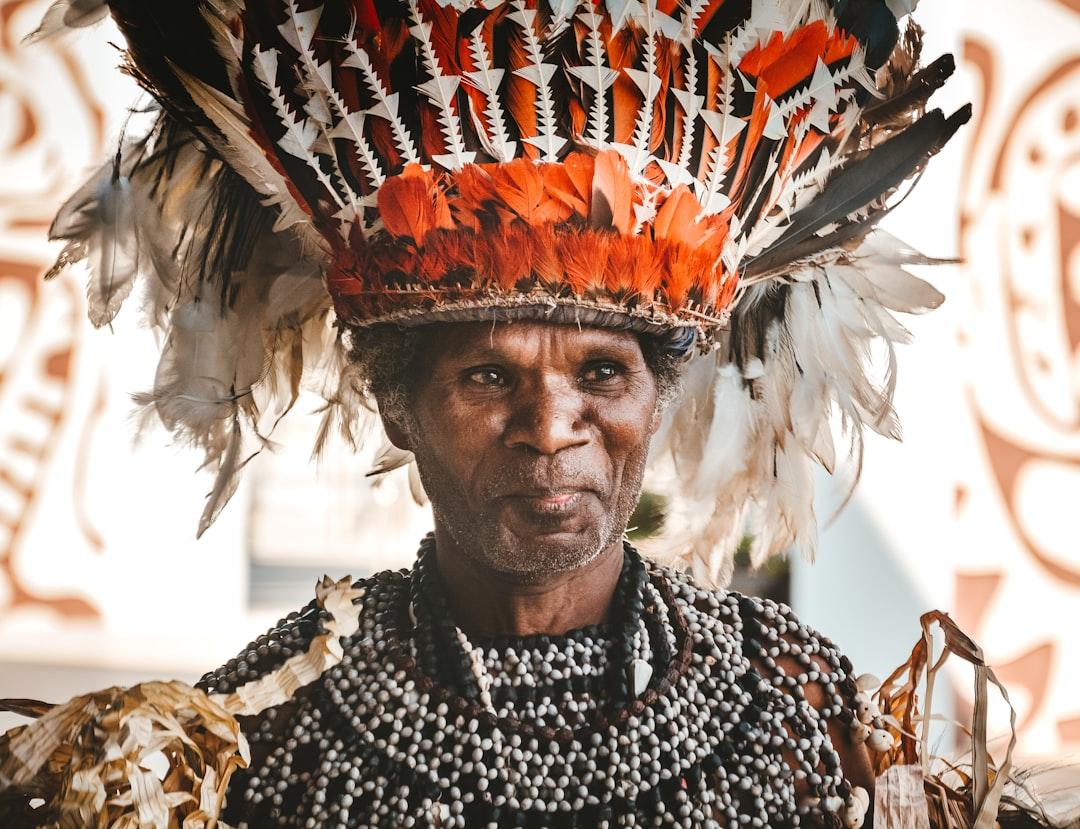 Beautiful smile from a Papua New Guinea man.