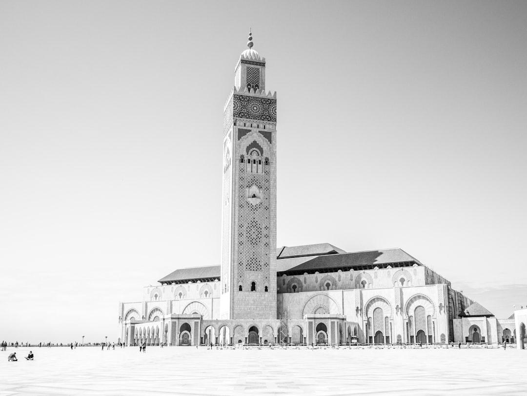 The Hassan II Mosque in Casablanca, Morocco.