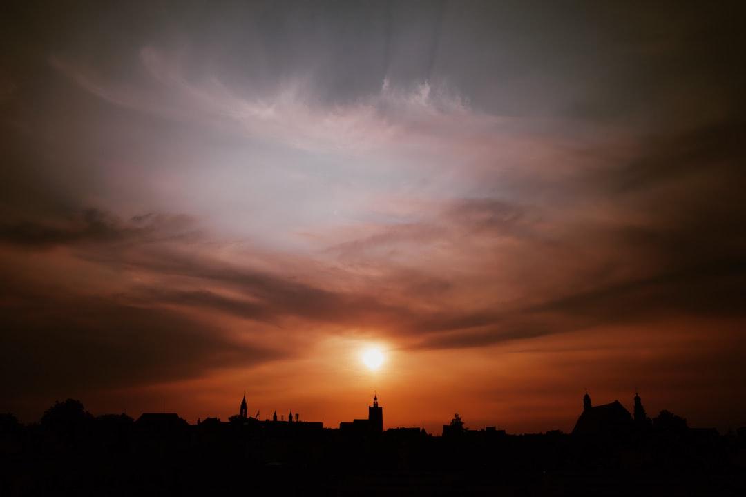 Sunset, Maastricht, Eye, Sauron, Tolkien, travel, Europe