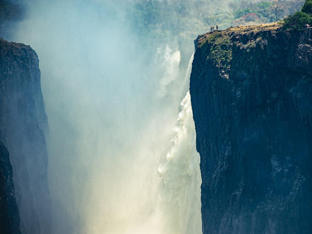 Victoria Falls in the dry season