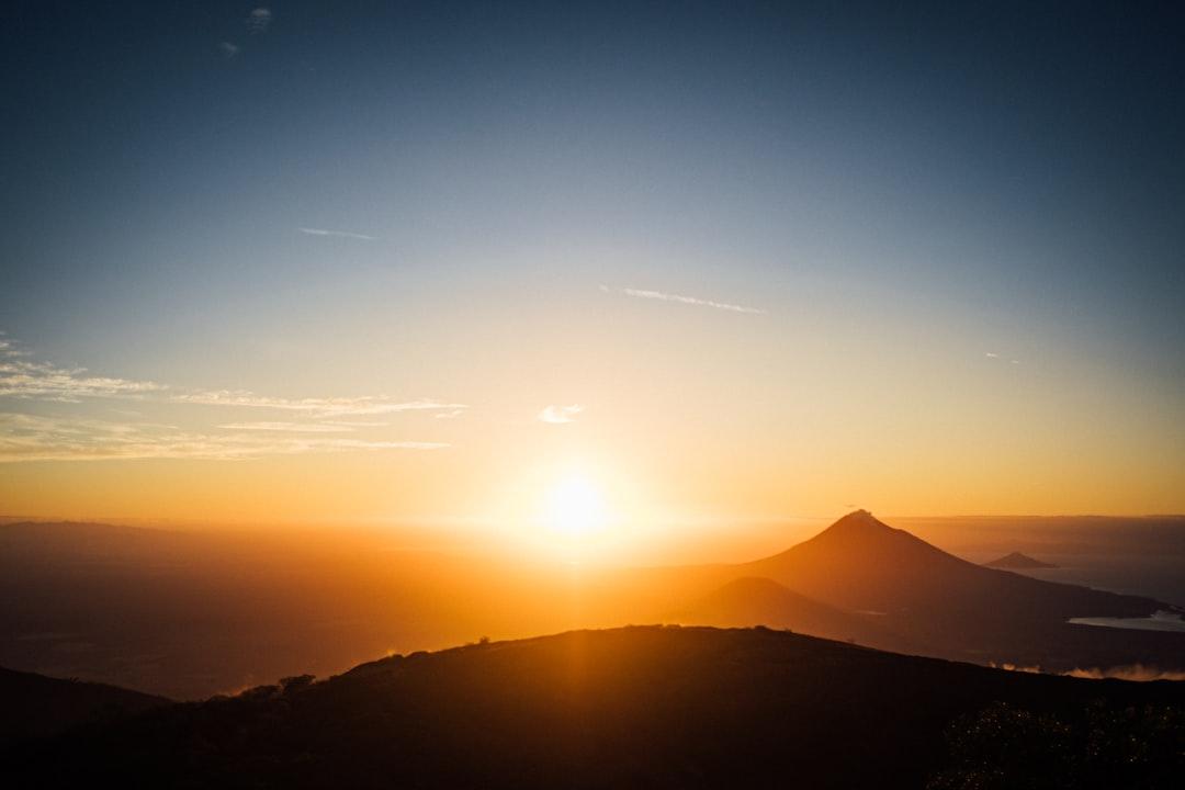 Sunrise on the Volcan El Hoyo
