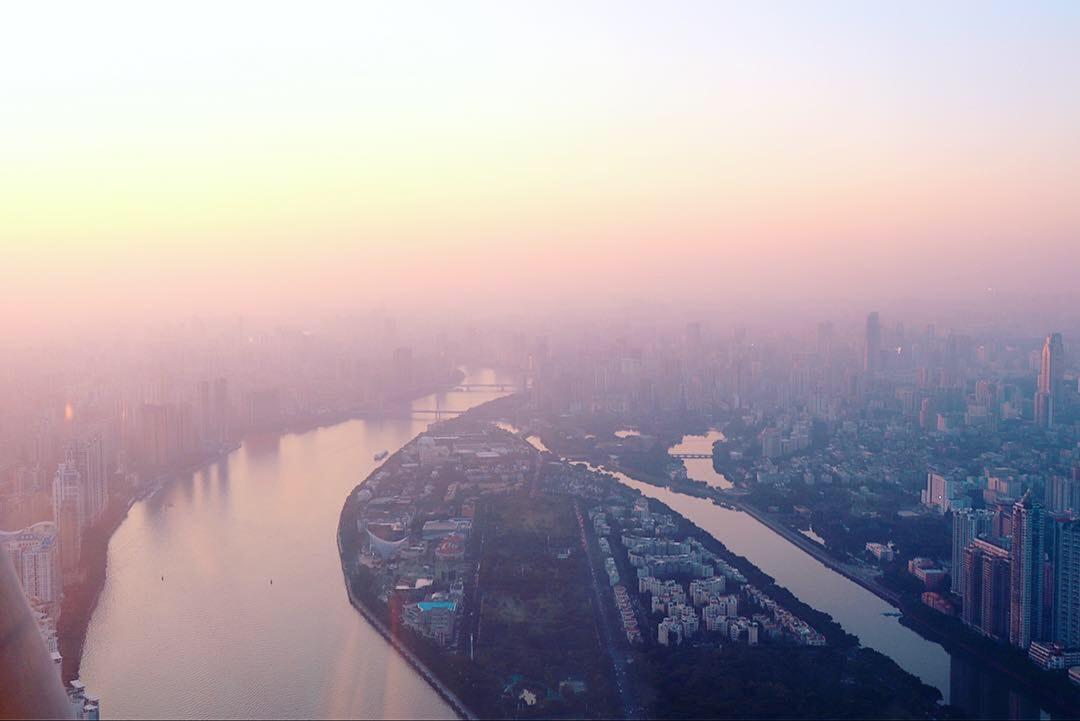 View from the Canton Tower, Guangzhou.