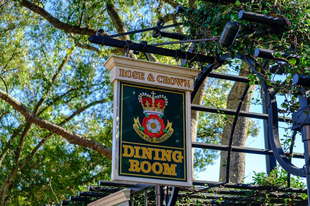 Entrance to the Rose & Crown Dining Room from a recent trip to Walt Disney World.